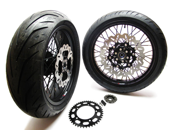 Thruxton TT Wide Wheel Kits